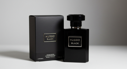 Huggo Black – Bold Masculine Fragrance with Woody and Spicy Notes