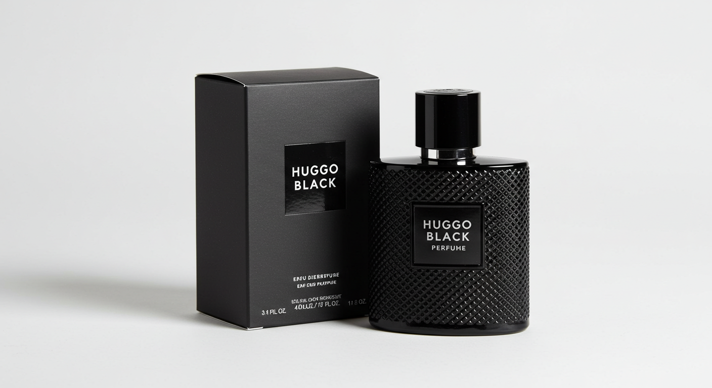 Huggo Black – Bold Masculine Fragrance with Woody and Spicy Notes